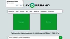 What Playurbano.com website looked like in 2020 (3 years ago)