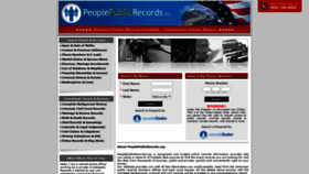 What Peoplepublicrecords.org website looked like in 2020 (3 years ago)
