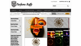 What Parfumsraffy.com website looked like in 2020 (3 years ago)