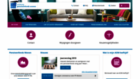 What Pensioenfondswonen.nl website looked like in 2020 (3 years ago)