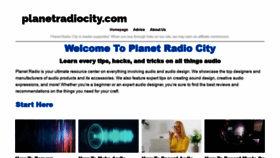 What Planetradiocity.com website looked like in 2020 (3 years ago)