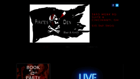 What Piratesdencincy.com website looked like in 2020 (3 years ago)