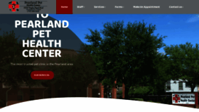 What Pearlandpethealthcenter.com website looked like in 2020 (3 years ago)