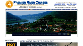 What Premierrivercruises.com website looked like in 2020 (3 years ago)