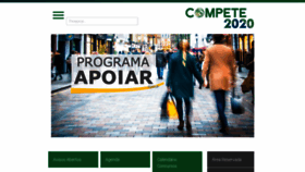 What Poci-compete2020.pt website looked like in 2020 (3 years ago)