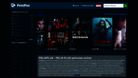 What Pelis-plus.co website looked like in 2020 (3 years ago)