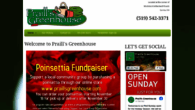 What Praillsgreenhouse.com website looked like in 2020 (3 years ago)