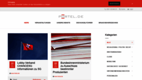 What Portel.de website looked like in 2020 (3 years ago)