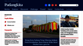 What Padangkita.com website looked like in 2020 (3 years ago)