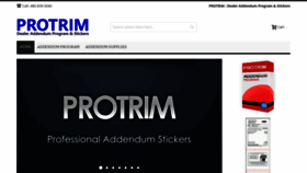 What Protriminc.com website looked like in 2020 (3 years ago)