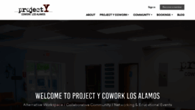 What Projectylosalamos.com website looked like in 2020 (3 years ago)