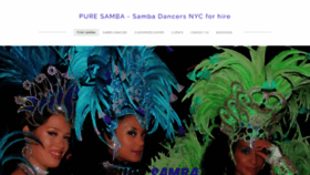 What Puresambanyc.com website looked like in 2020 (3 years ago)