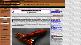 What Parkerpens.org website looked like in 2020 (3 years ago)
