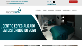 What Pneumosono.com.br website looked like in 2020 (3 years ago)