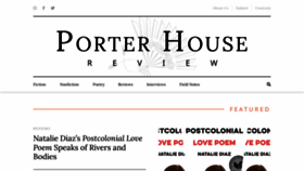 What Porterhousereview.org website looked like in 2020 (3 years ago)
