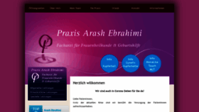 What Praxis-ebrahimi.de website looked like in 2020 (3 years ago)
