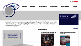 What Proyat.com.tr website looked like in 2020 (3 years ago)