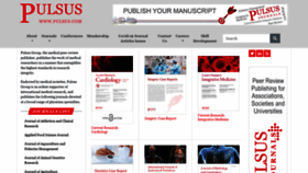 What Pulsus.com website looked like in 2020 (3 years ago)