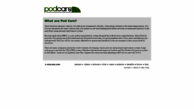 What Podcars.com website looked like in 2020 (3 years ago)