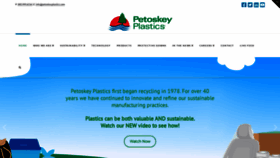 What Petoskeyplastics.com website looked like in 2020 (3 years ago)