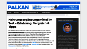 What Palkan.de website looked like in 2020 (3 years ago)