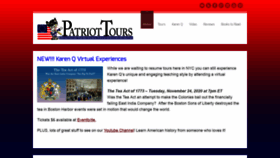 What Patriottoursnyc.com website looked like in 2020 (3 years ago)
