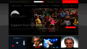 What Pacificsymphony.org website looked like in 2020 (3 years ago)