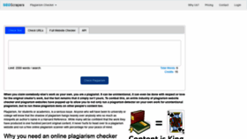What Plagiarizechecker.com website looked like in 2020 (3 years ago)