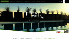 What Pflanzwerk.de website looked like in 2020 (3 years ago)