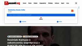 What Prasowki.org website looked like in 2020 (3 years ago)