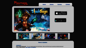 What Playmage.com website looked like in 2020 (3 years ago)