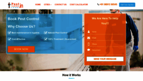 What Pestcontrollocal.in website looked like in 2020 (3 years ago)