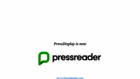 What Pressdisplay.com website looked like in 2020 (3 years ago)