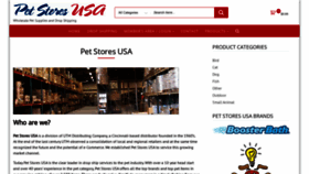 What Petstoresusa.com website looked like in 2020 (3 years ago)