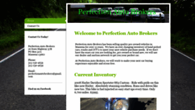 What Perfectionautobrokers.com website looked like in 2020 (3 years ago)