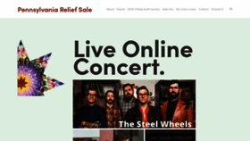 What Pareliefsale.org website looked like in 2020 (3 years ago)
