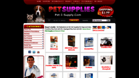 What Pet-i-supply.com website looked like in 2020 (3 years ago)