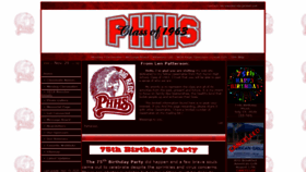 What Phhs1963.com website looked like in 2020 (3 years ago)