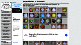 What Polyhedra.net website looked like in 2020 (3 years ago)