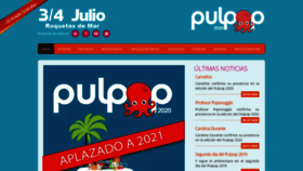 What Pulpop.es website looked like in 2020 (3 years ago)