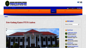 What Ptun-ambon.go.id website looked like in 2020 (3 years ago)