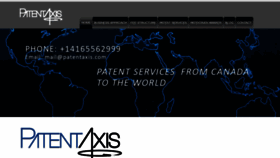 What Patentaxis.com website looked like in 2020 (3 years ago)