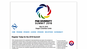 What Pgediversitysummit.com website looked like in 2020 (3 years ago)