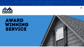 What Premier-roofing.com website looked like in 2020 (3 years ago)