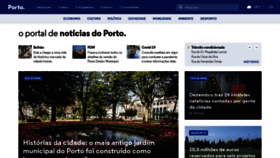 What Porto.pt website looked like in 2020 (3 years ago)