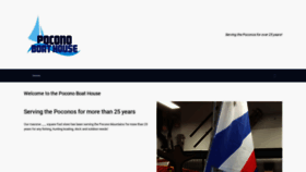 What Poconoboathouse.com website looked like in 2020 (5 years ago)
