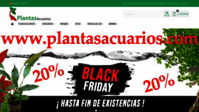 What Plantasacuarios.com website looked like in 2020 (3 years ago)