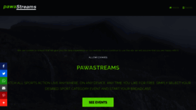 What Pawastreams.live website looked like in 2020 (5 years ago)