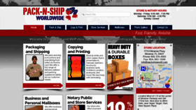 What Packshipworld.com website looked like in 2020 (3 years ago)