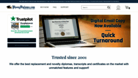 What Phonydiploma.com website looked like in 2020 (3 years ago)